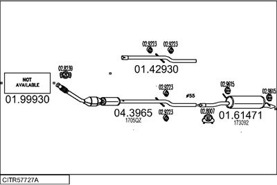 SISTEM DE ESAPAMENT MTS CITR57727A132716