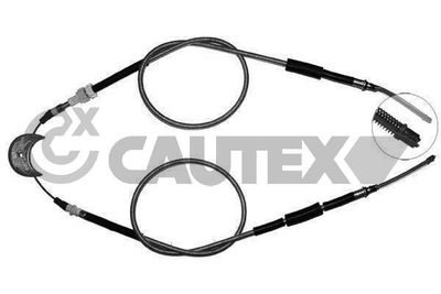 Тросик, cтояночный тормоз CAUTEX 087010 для FORD FIESTA