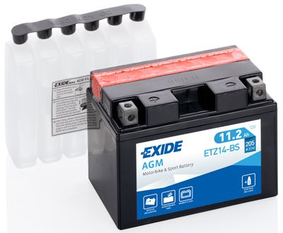 Стартерная аккумуляторная батарея EXIDE ETZ14-BS для HONDA VT