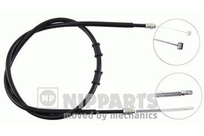 Тросик, cтояночный тормоз NIPPARTS J14838 для MITSUBISHI GALANT