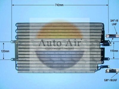 Condenser, air conditioning Auto Air Gloucester 16-1277