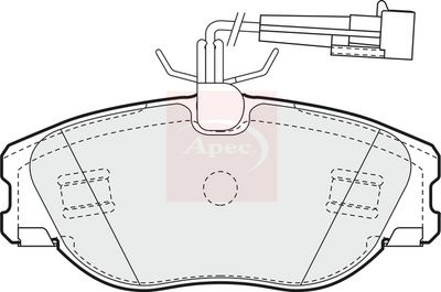 APEC Brake Pad Set, disc brake PAD945