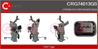 Chladič, recirkulace spalin CASCO CRG74013GS