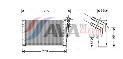 SCHIMBăTOR DE CăLDURă îNCăLZIRE HABITACLU