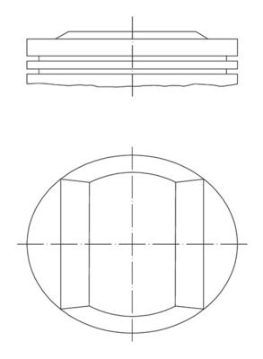 Zuiger - 0052101 - MAHLE