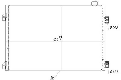 KONDENSATOR KLIMAANLAGE