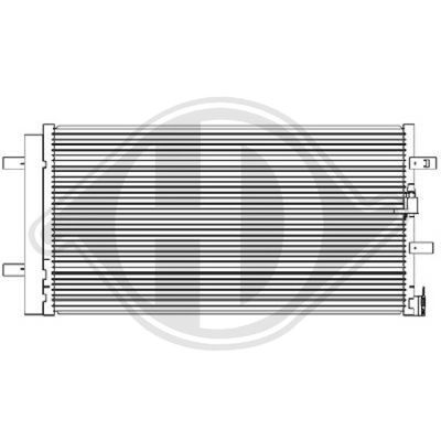 DIEDERICHS DCC1037 Радиатор кондиционера  для AUDI Q5 (Ауди Q5)