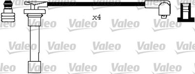 Комплект проводов зажигания VALEO 346598 для ROVER 600