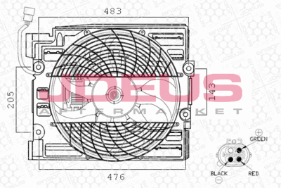 LüFTER KLIMAKONDENSATOR