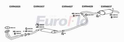 Układ wydechowy EUROFLO RN25201001A00