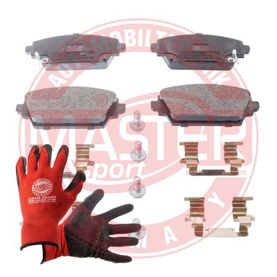 Zestaw klocków hamulcowych, hamulce tarczowe MASTER-SPORT GERMANY 13046058252N-SET-MSP