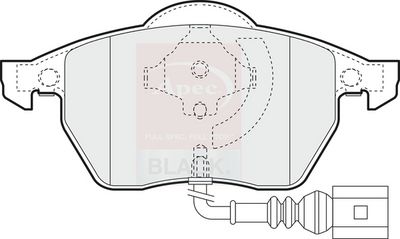 APEC Brake Pad Set, disc brake PAD1110B