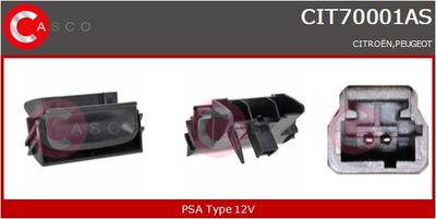 Spínač, zamykání dveří CASCO CIT70001AS