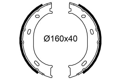 Комплект тормозных колодок VALEO 564269 для MERCEDES-BENZ SPRINTER