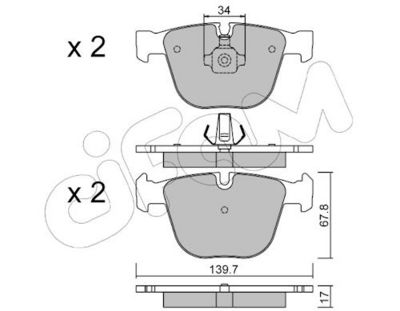 SET PLACUTE FRANA FRANA DISC
