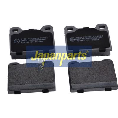 JAPANPARTS Stabdžių trinkelių rinkinys, diskinis stabdys