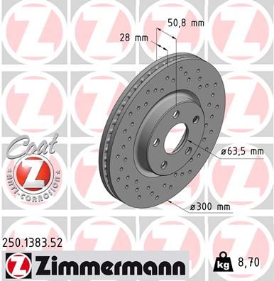 Brake Disc 250.1383.52