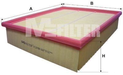 Воздушный фильтр MFILTER K 378 для VW LT