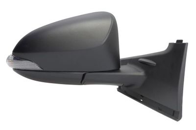 Zijspiegel Rechts (elektrisch, in reliëf, met verwarming, under-coated, met indicator) past: TOYOTA YARIS XP130 07.14-01.20