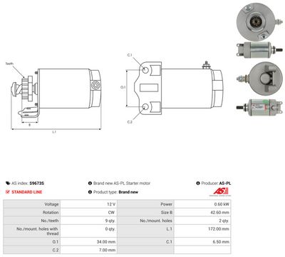 STARTER AS-PL S9673S 4