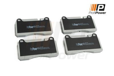 stabdžių trinkelių rinkinys, diskinis stabdys 1B1239 ProfiPower