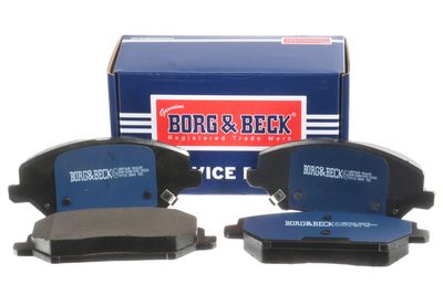 комплект спирачно феродо, дискови спирачки BORG & BECK BBP2640