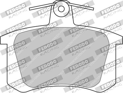 BREMSBELAGSATZ SCHEIBENBREMSE FERODO RACING FCP596R 1