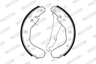SET SABOTI FRANA FERODO FSB216 1