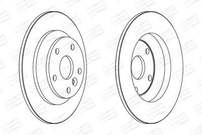 BREMSSCHEIBE CHAMPION 562536CH 1