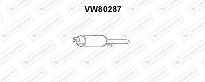 Глушитель выхлопных газов конечный VENEPORTE VW80287 для VW PASSAT