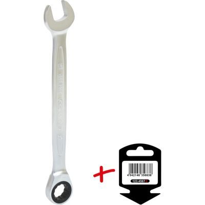KS Tools Ráčnový plochý klíč s očkem GEARplus® 13mm, věšák 503.4213-E