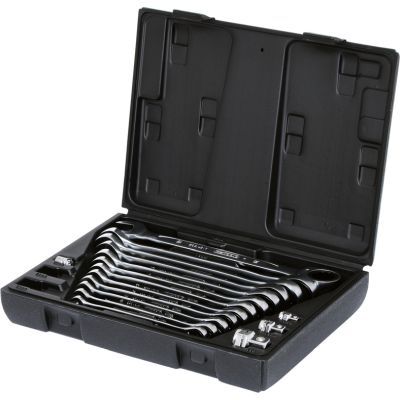 Sada očkoplochých ráčnových klíčů KS TOOLS 503.4266