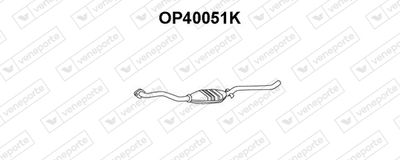 Катализатор VENEPORTE OP40051K для OPEL CALIBRA