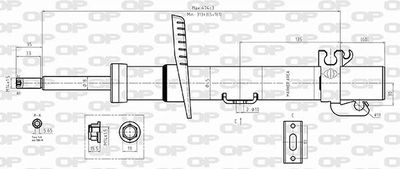 Амортизатор OPEN PARTS SAB8585.31 для VW LOAD