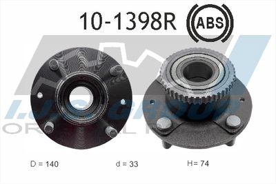 Подшипник ступицы колеса IJS GROUP 10-1398R для KIA CLARUS
