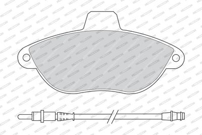SET PLACUTE FRANA FRANA DISC FERODO FVR1002 1