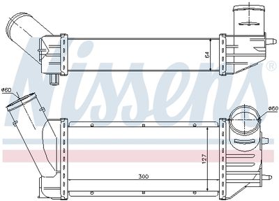 INTERCOOLER COMPRESOR NISSENS 96790 5