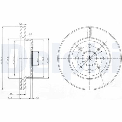 DISC FRANA DELPHI BG4019