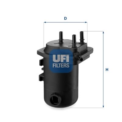 Топливный фильтр UFI 24.098.00 для NISSAN TIIDA