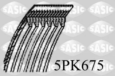 Поликлиновой ремень SASIC 5PK675 для FORD FIESTA