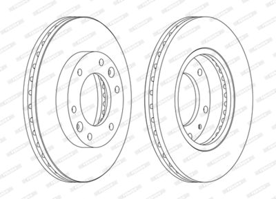 Brake Disc DDF1612C