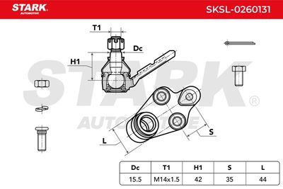 Шарнири STARK SKSL-0260131