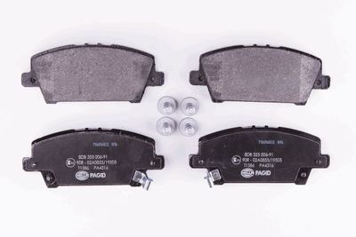 Комплект тормозных колодок, дисковый тормоз HELLA 8DB 355 006-911 для HONDA CIVIC