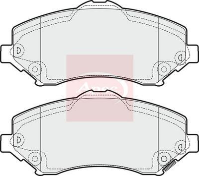 APEC Brake Pad Set, disc brake PAD1700