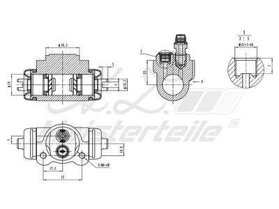 спирачно цилиндърче на колелото A.Z. Meisterteile AZMT-44-111-1131