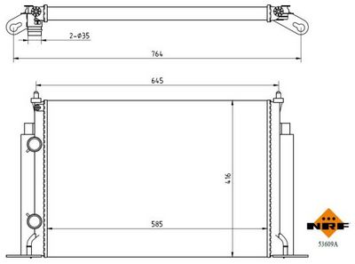 KüHLER MOTORKüHLUNG NRF 53609A 4