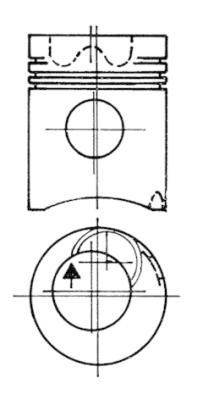 Zuiger - 93504700 - KOLBENSCHMIDT