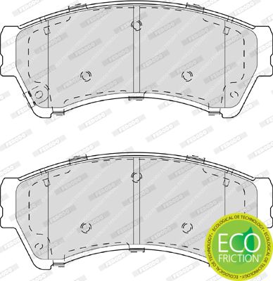 Brake Pad Set, disc brake FDB4062