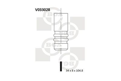 Впускной клапан WILMINK GROUP WG1491131 для VW SANTANA