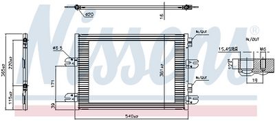 CONDENSATOR CLIMATIZARE NISSENS 941414 5